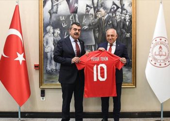 TFF Başkanı Büyükekşi'den Milli Eğitim Bakanı Yusuf Tekin'i ziyaret