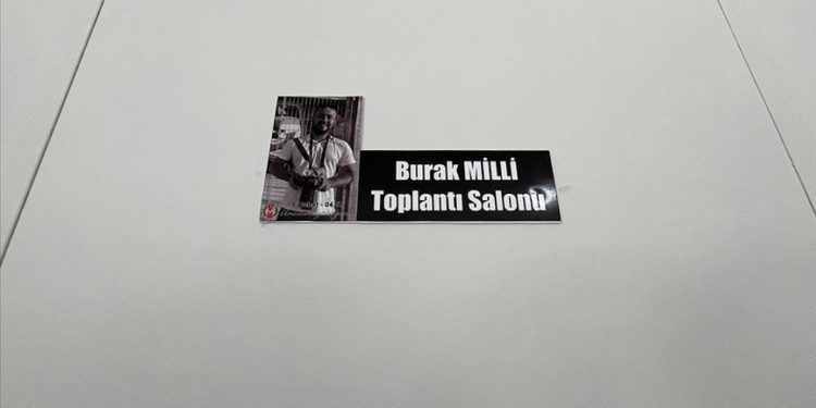 Depremde ölen AA muhabiri Burak Milli'nin adı Hatay Basın Cemiyetinde yaşatılacak