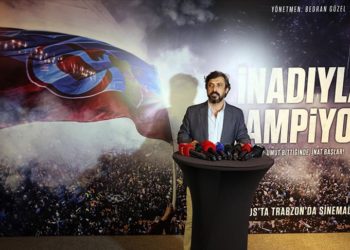 Trabzonspor'un "İnadıyla Şampiyon" belgeselinin basın gösterimi yapıldı