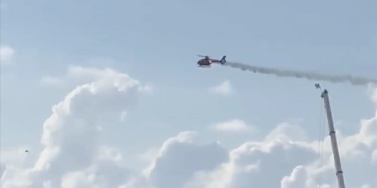 ABD'nin Florida eyaletinde yangın kurtarma helikopteri düştü