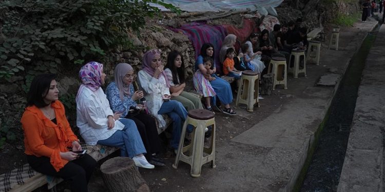 Irak'ta demlenen çaylar İran'da içiliyor