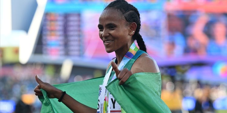 Etiyopyalı atlet Gudaf Tsegay, kadınlar 5000 metrede dünya rekoru kırdı