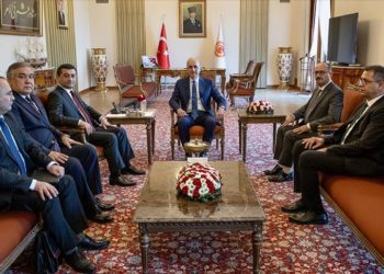 TBMM Başkanı Kurtulmuş, Özbekistan Dışişleri Bakanı Bahtiyar Saidov ve beraberindeki heyeti kabul etti