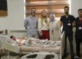 Kardeşini kurtarmaya çalışırken vücudu yanan Azerbaycanlı çocuğa Şanlıurfa’da doku nakli