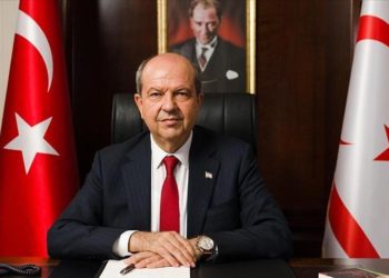 KKTC Cumhurbaşkanı Tatar, Kıbrıs’ta iki devlet temelinde bir anlaşmanın kaçınılmaz olduğunu söyledi