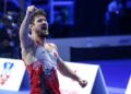 Milli sporcu Ali Cengiz, Dünya Güreş Şampiyonası'nda altın madalya kazandı