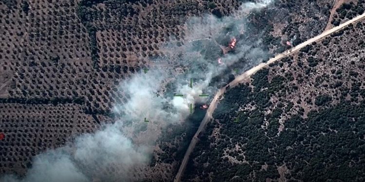 Muğla'da çıkan orman yangınına müdahale ediliyor