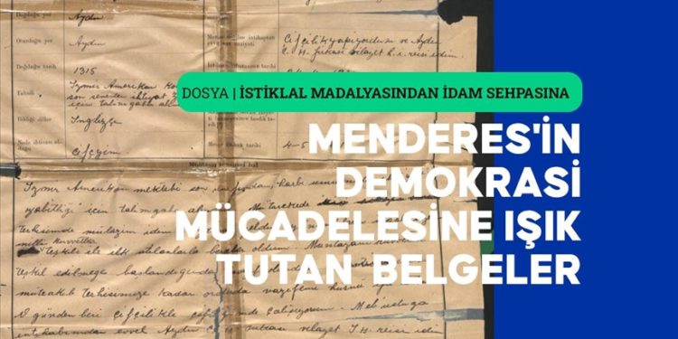 Menderes’e “Atnan” adıyla İstiklal Madalyası verilmesine ilişkin kararname Meclis Kütüphanesi’nin arşivine girdi
