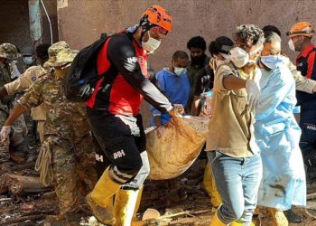Libya’da selde ölenlerin kimlik tespit çalışmaları başladı