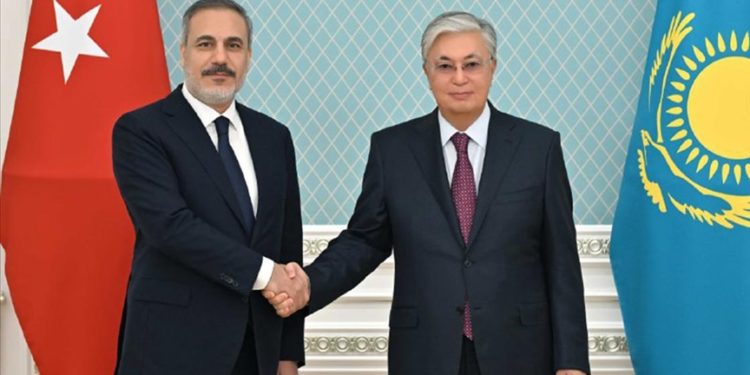 Kazakistan Cumhurbaşkanı Tokayev, Dışişleri Bakanı Fidan’ı kabul etti