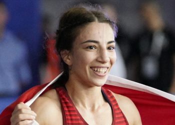 Milli güreşçi Evin Demirhan Yavuz, olimpiyatları kotası elde etti