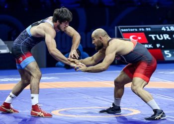 Milli güreşçi Feyzullah Aktürk, dünya üçüncüsü oldu