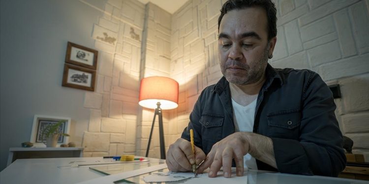 Kağıt oyma sanatçısı Sinan Kanmaz, alanında ustalar yetiştirmeyi amaçlıyor