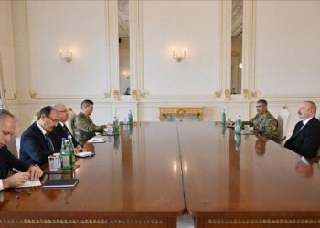 Azerbaycan Cumhurbaşkanı Aliyev, Milli Savunma Bakanı Güler'i kabul etti