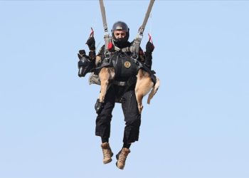 Jandarmanın arama kurtarma köpeği “Maça”, zorlu operasyon bölgelerine paraşütle inecek