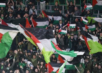 Celtic taraftarı, Atletico Madrid maçı sonrasında Filistin'e desteğini sürdürdü