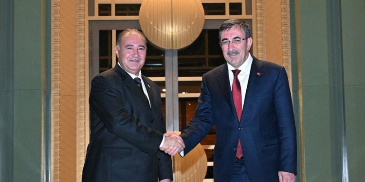 Cumhurbaşkanı Yardımcısı Yılmaz, Türkmenistan Bakanlar Kurulu Başkan Yardımcısı Atdayev ile görüştü