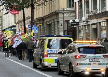 İsveç sokakları, terör örgütü PKK/YPG'nin yeni provokasyonuna sahne oldu