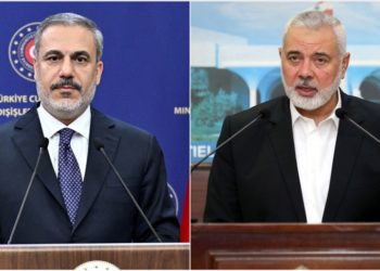 Dışişleri Bakanı Fidan, Hamas Siyasi Büro Başkanı İsmail Heniyye ile telefonda görüştü