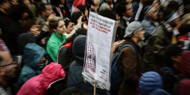 İsrail’in Gazze’ye yönelik saldırıları, Latin Amerika ülkelerinde protesto edildi