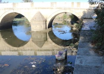 Tunca Nehri'ne atılan çöpler kirliliğe neden oldu