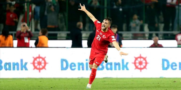 Yunus Akgün'ün Letonya'ya attığı gol, haftanın en iyisine aday