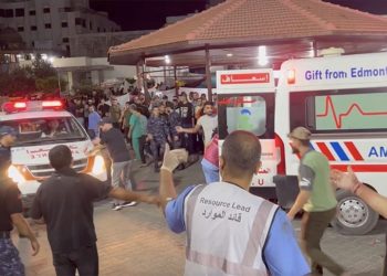 İsrail’in Gazze’deki El-Ehli Baptist Hastanesini bombalaması sonucu 500 kişi öldü