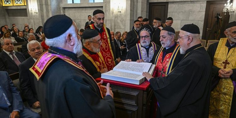 Mor Efrem Süryani Kadim Ortodoks Kilisesi’nde ilk ayin yapıldı