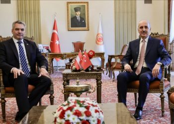 TBMM Başkanı Kurtulmuş, Avusturya Şansölyesi Nehammer ile görüştü