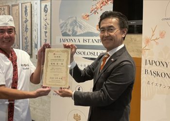 İstanbul'da yaşayan şef Horikoshi Shunichi, "Japon Mutfağı İyi Niyet Elçisi" ünvanını aldı