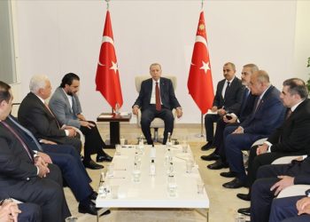 Cumhurbaşkanı Erdoğan, Irak Temsilciler Meclisi Başkanı Muhammed Halbusi'yi kabul etti