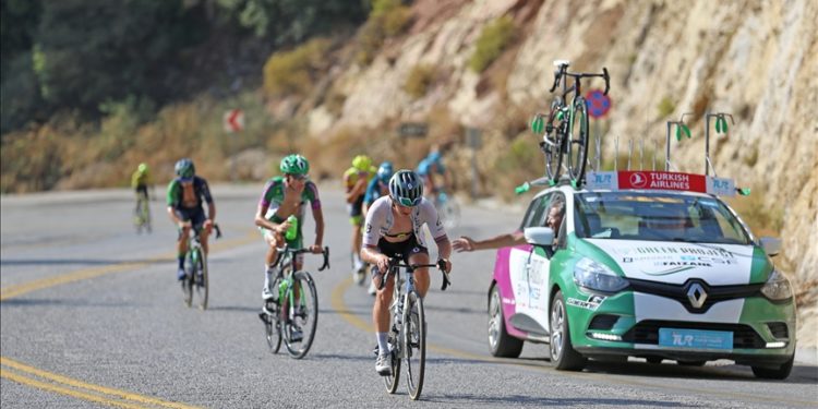 58. Cumhurbaşkanlığı Türkiye Bisiklet Turu'nun Fethiye-Babadağ etabı geçildi