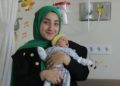 Depreme anne karnında yakalanan bebeğe ölen babasının adı verildi