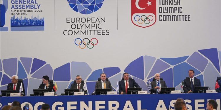 Avrupa Olimpiyat Komiteleri 52. Genel Kurul Toplantısı’nın açılışı İstanbul’da yapıldı