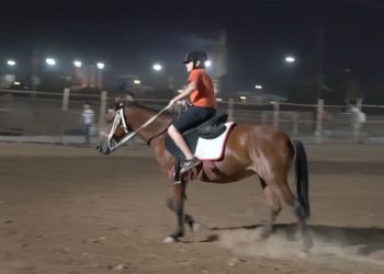 Kerkük’ün ilk ve tek at binicilik merkezinde çocuklara ücretsiz eğitim veriliyor