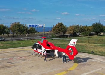 Karadeniz’de ambulans helikopterle 9 ayda 198 hasta taşındı