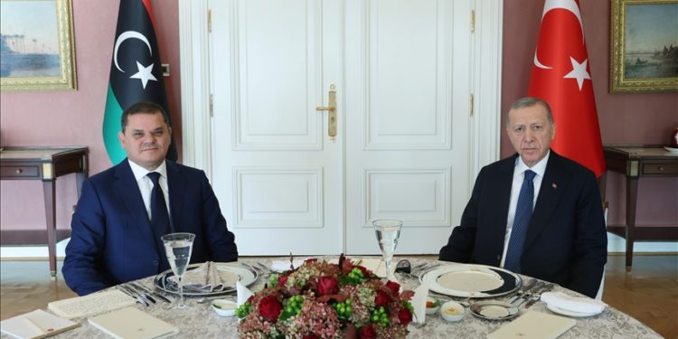 Cumhurbaşkanı Erdoğan, Libya Başbakanı Dibeybe'yi kabul etti