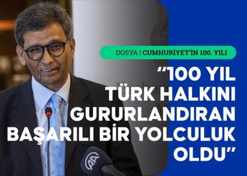 Hindistan'ın Ankara Büyükelçisi Paul, Türkiye Cumhuriyeti'nin 100. yılını kutladı