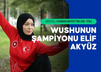 Wushunun şampiyonu Elif Akyüz