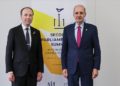 TBMM Başkanı Kurtulmuş, Finlandiya Meclis Başkanı Halla-aho ve Çekya Senato Başkanı Vystrcil ile görüştü