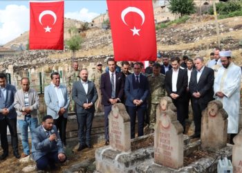Mardin'de terör örgütü PKK'nın katlettiği 26 kişi anıldı