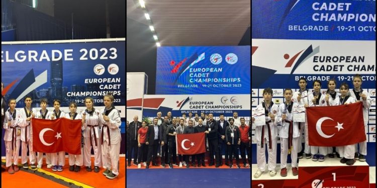 Avrupa Yıldızlar Tekvando Şampiyonası'nın ilk gününde milli sporcular 7 madalya kazandı