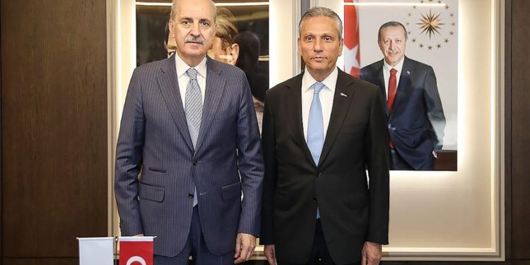 TBMM Başkanı Numan Kurtulmuş'tan TÜRSAB'a ziyaret