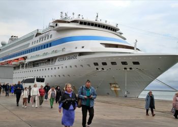 "Astoria Grande" kruvaziyeri Samsun'a geldi