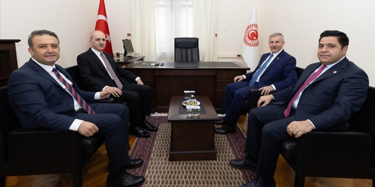 TBMM Başkanı Kurtulmuş’tan Saadet Partisi Meclis Grubu’na ziyaret