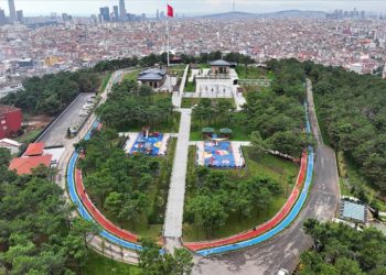 Ümraniye’de yapımı süren Osmangazi Millet Bahçesi tanıtıldı