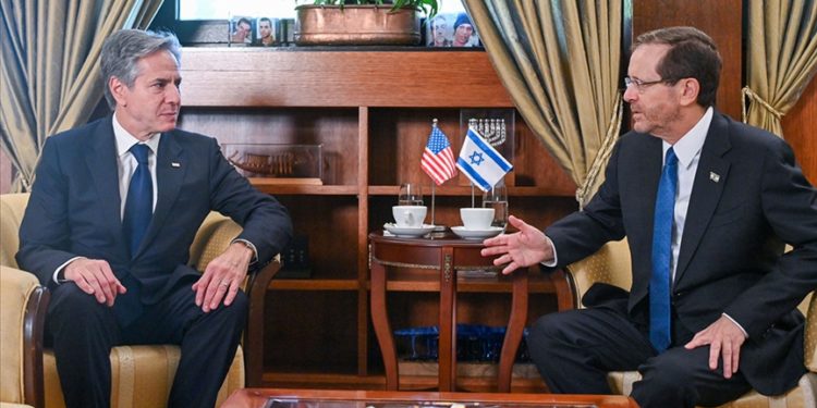 ABD Dışişleri Bakanı Blinken İsrail Cumhurbaşkanı Herzog ile görüştü