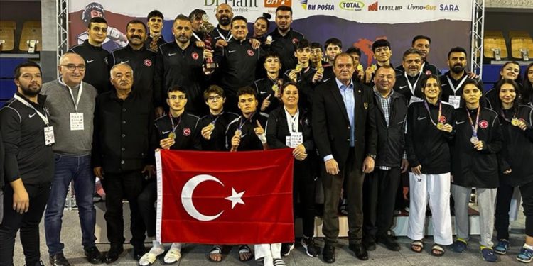Milli tekvandocular, Balkan Şampiyonası’nda 23’ü altın 59 madalya kazandı