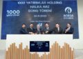 Borsa İstanbul’da gong, 1000 Yatırımlar Holding için çaldı