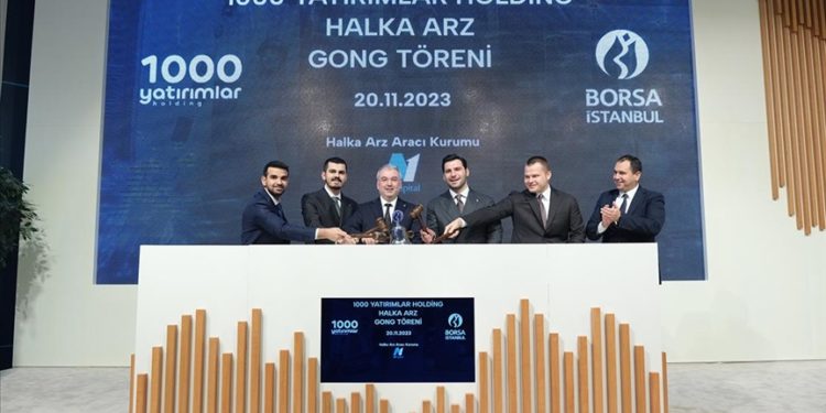 Borsa İstanbul’da gong, 1000 Yatırımlar Holding için çaldı
